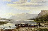 Benjamin Williams Leader Derwentwater From Ladore Morning With Skiddaw In The Distance painting